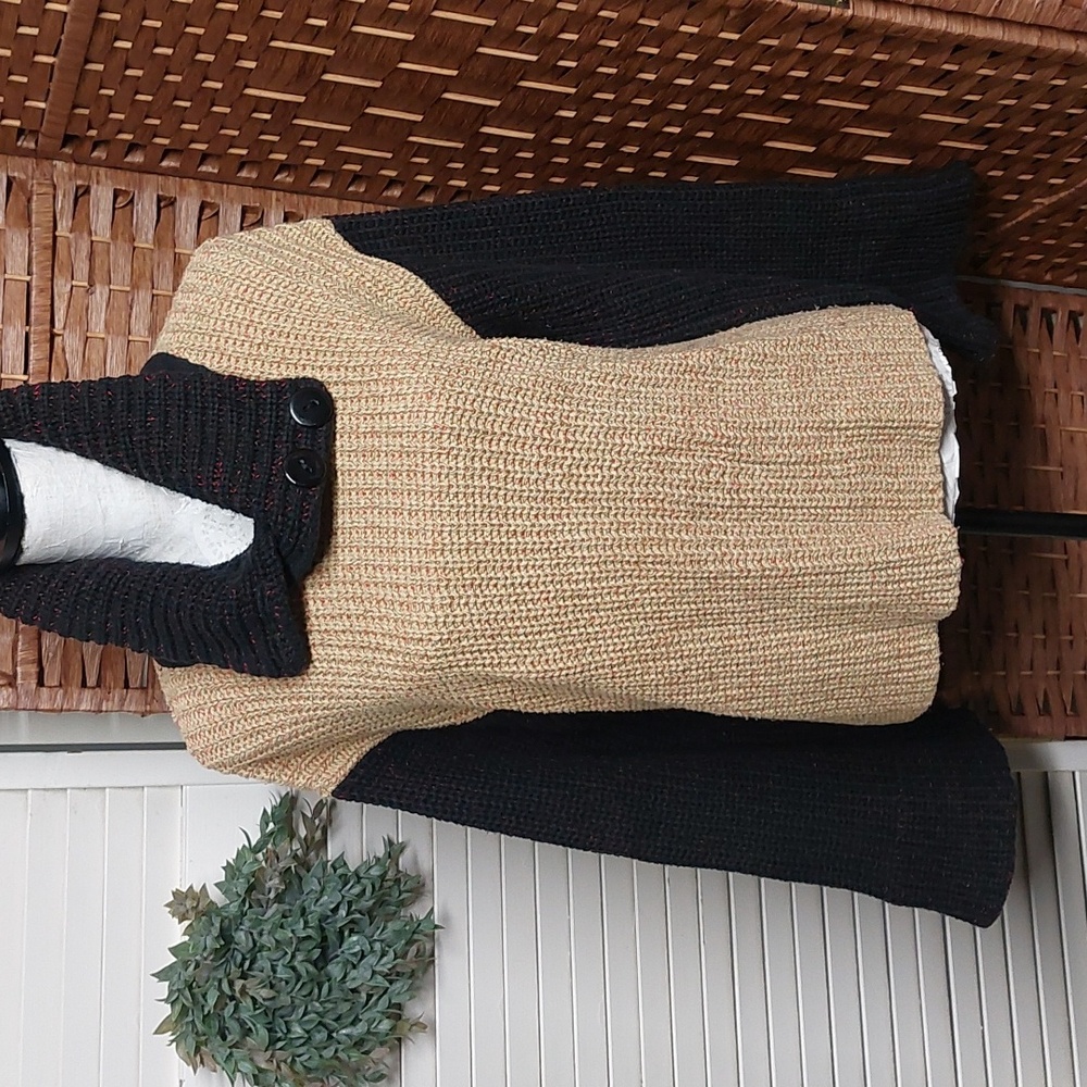 Vintage Margaret Winters, Art To Wear, Oversized, Chunky sweater, Large